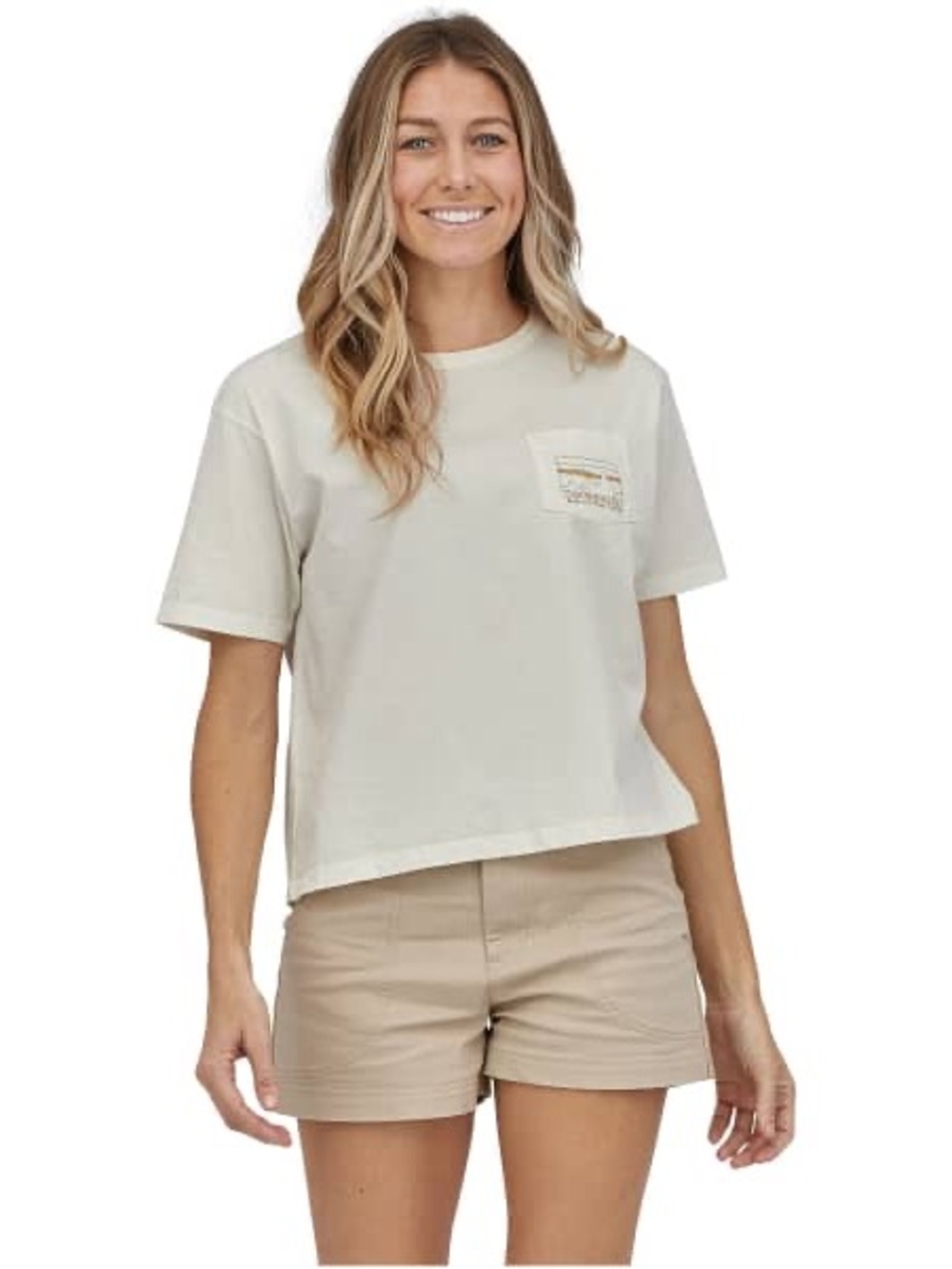 W'S '73 SKYLINE ORGANIC EASY CUT POCKET TEE